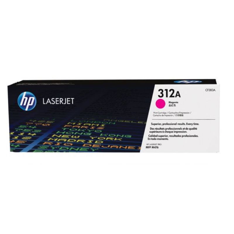 TONER HP MOD 312A, LASERJET MFP M476 MAGENTA CF383A
