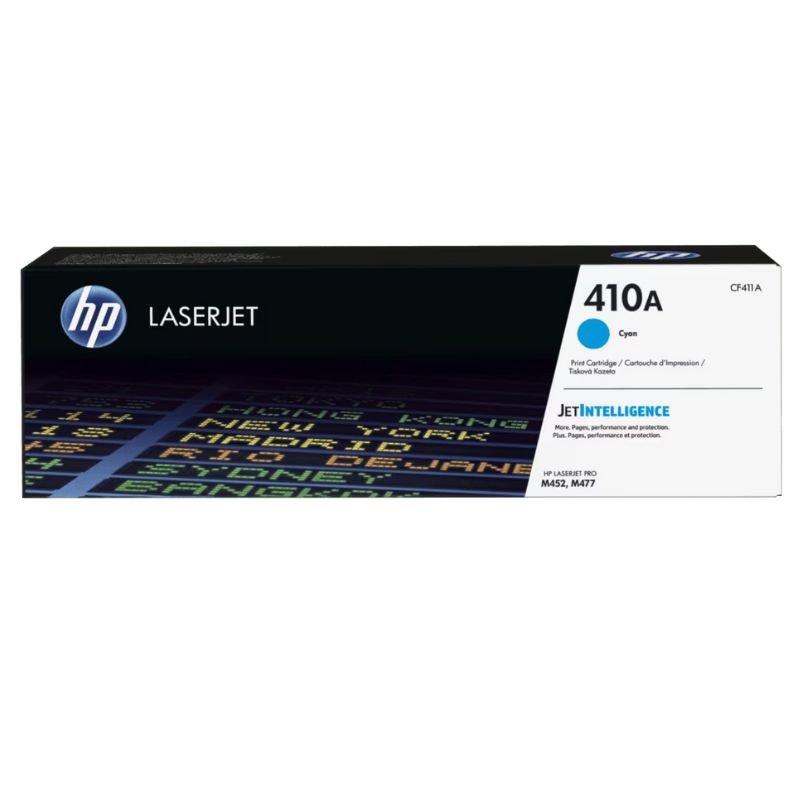 TONER HP MOD 410A, SERIES LASERJET PRO M452/ M477  2300 PAGINAS, COLOR CIAN CF411A