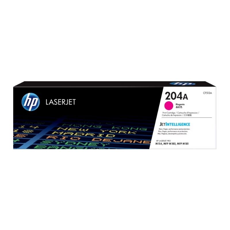 TONER HP MOD 204A, 900 PAGINAS, SERIES M180NW/ M154NW, COLOR MAGENTA CF513A