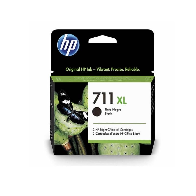 CARTUCHO HP MOD 711, SERIES T120/ T520 NEGRO ALTO RENDIMIENTO CZ133A
