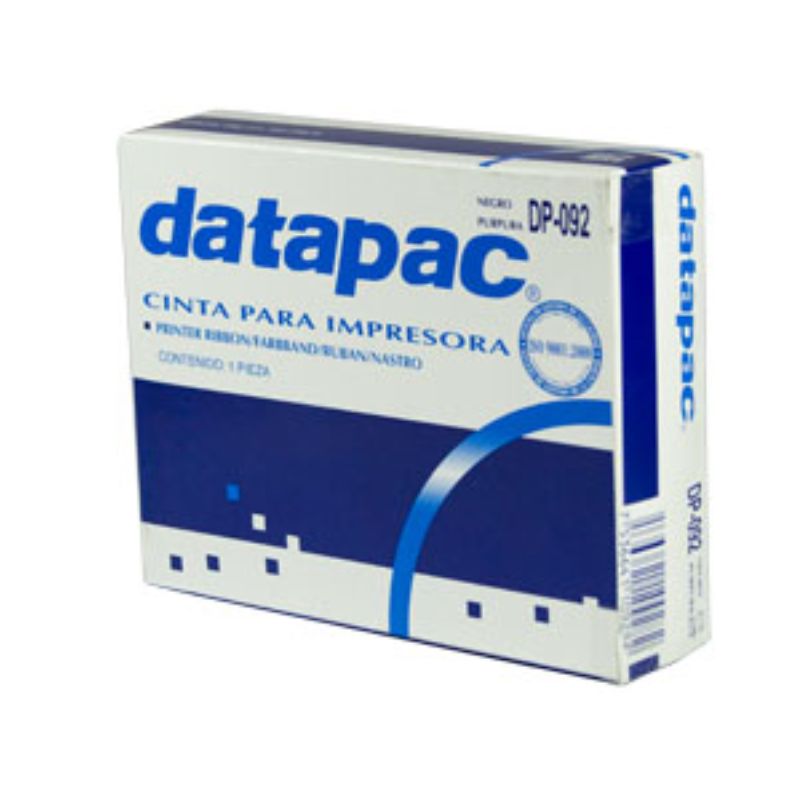 CINTA DATAPAC MOD DP-092 SERIES EPSON ERC-27/EPSON M290 NEGRO DP-092N