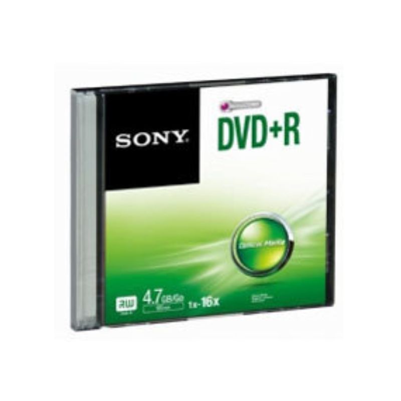 DISCO COMPACTO SONY MOD DVD+R 4.7GB SLIM CASE, INDIVIDUAL   DPR47SS