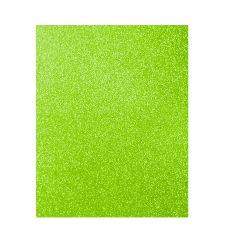 FOAMI DIAMANTADO PLIEGO DE COLOR VERDE LIMON FOMDIAVERLI