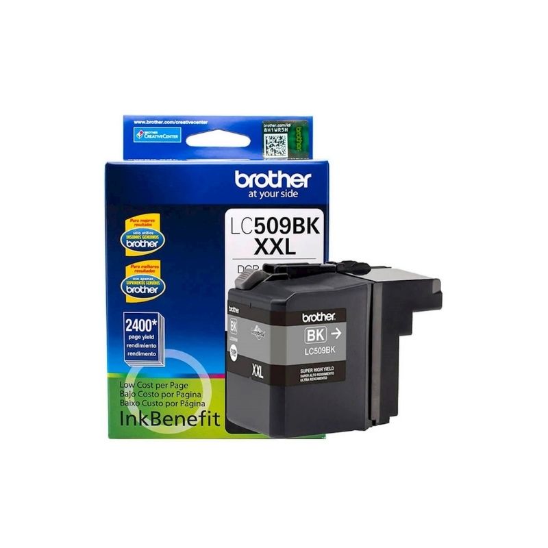 CARTUCHO BROTHER MOD LC-509BK SERIES J100/J105/J200 XXL NEGRO LC509BK