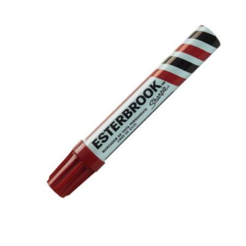 MARCADOR BEROL MOD ESTERBROOK 119228 PERMANENTE COLOR ROJO M12500119228