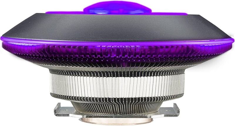 DISIPADOR CPU COOLER MASTER MASTERAIR G100M RGB, 100MM, 600 - 2400RPM, NEGRO MAM-G1CN-924PC-R1