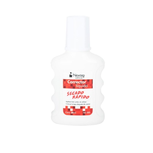 [NE-069PZA] CORRECTOR LIQUIDO NEXTEP BOTELLA 20ML NE-069PZA