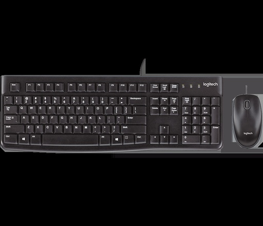 [920-004428] KIT LOGITECH MOD MK120 CON TECLADO Y MOUSE LOGITECH MK120 CONEXION USB COLOR NEGRO, MOUSE OPTICO 3 SCROLL Y 1000DPI 920-004428