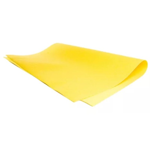 [13490001PZA] FOAMY EN PLIEGO S/M 70X95 CM DE 2 MM COLOR AMARILLO 13490001