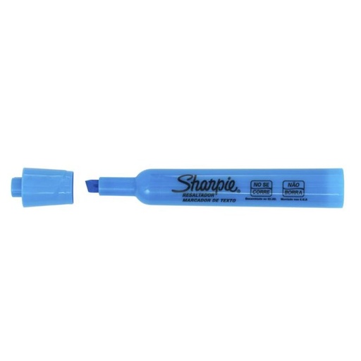 [1789380] RESALTADOR DE TEXTOS BEROL SHARPIE TANK COLOR AZUL BASE AGUA 1789380