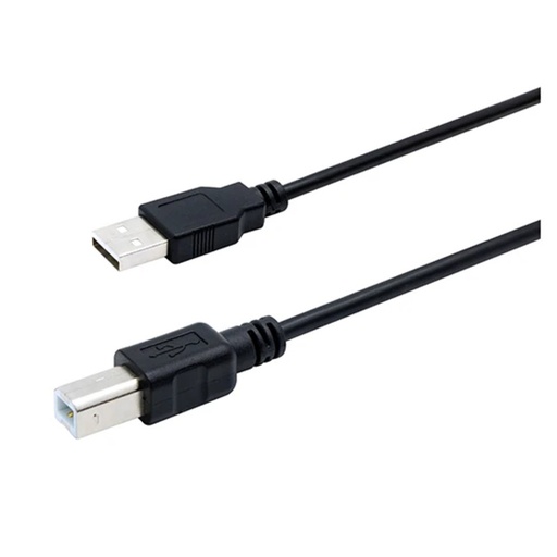 [342650] CABLE MANHATTAN MOD 342650 USB A, USB B, 1.8 METROS COLOR NEGRO 342650