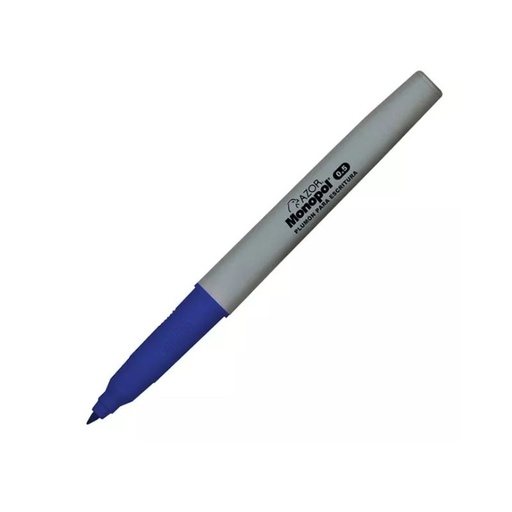 [3800AZ] MARCADOR AZOR MOD MONOPOL 3800AZ,  PUNTO FINO 0,5 MM, BASER AGUA, COLOR AZUL      3800AZ