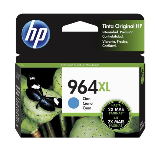 [3JA54AL] CARTUCHO HP MOD 964XL, ORIGINAL, CIAN (1600 PAGINAS), 3JA54AL