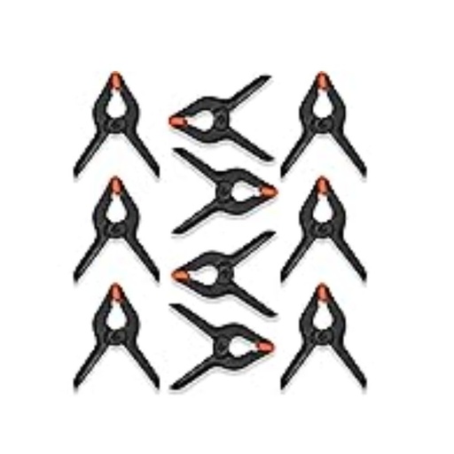 [45HDC6] ABRAZADERAS CHEAPLIGHTS 45HDC6. PAQUETE DE 6 PZAS DE ABRAZADERAS DE MUSELINA  RESISTENTES DE 4 1/2 PULGADAS   45HDC6