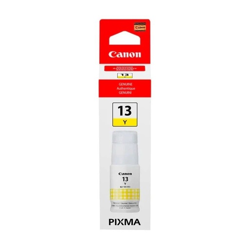 [4686C001AA] TINTA CANON MOD GI-13, PIXMA G510/G610 COLOR AMARILLA 4686C001AA