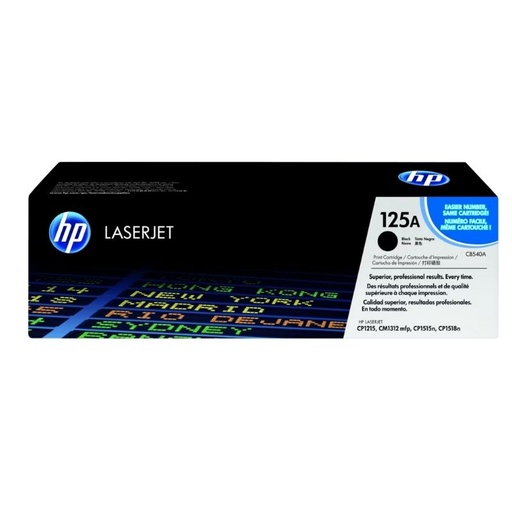 [CB540A] TONER HP MOD 125A, LASERJET CP1215/ CP1215/ CP1515N/ CM1312NFI NEGRO   CB540A