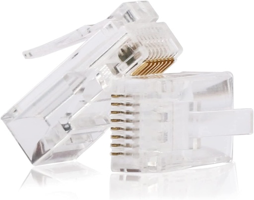 [CBAC2ENS15] CONECTOR ENSON CONECTOR RJ45 PARA CABLE UTP CAT5E ENSON RJ45-CAT5E DE 8 PINES, VELOCIDAD DE HASTA 100MBPS PAQUETE DE 100 PZAS  CBAC2ENS15
