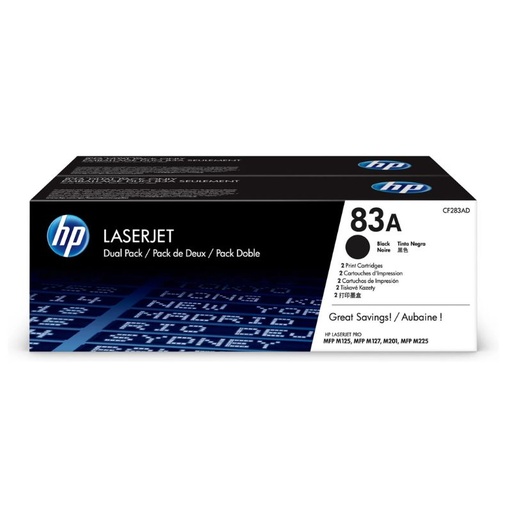 [CF283A] TONER HP MOD 83A, LASERJET M201DW MULTIFUNCIONAL M127FN, M127FW, M225DN, M225DW NEGRO   CF283A