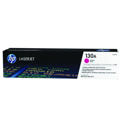 [CF353A] TONER HP MOD 130A, SERIES LASERJET PRO MFP M176N/M177FW,1300 PAGINAS, COLOR MAGENTA CF353A