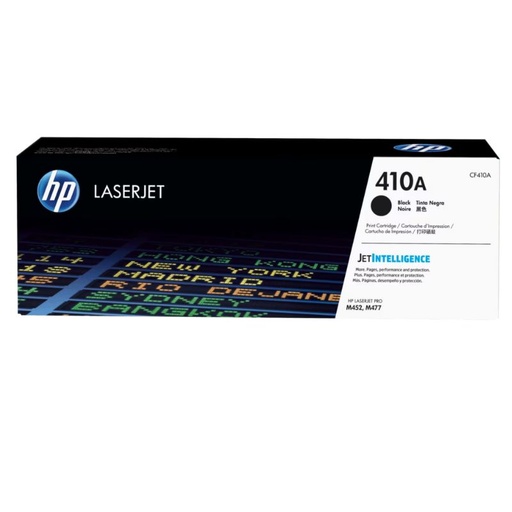 [CF410A] TONER HP MOD 410A, SERIES LASERJET PRO M452/ M477, 2300 PAGINAS, COLOR NEGRO CF410A