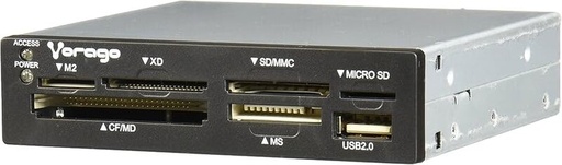 [CR-200] LECTOR DE MEMORIA VORAGO MOD CR-200 INTERNO MEMORY STICK, MICROSD, MMC, MS DUO, SD, XD, USB 2.0      CR-200