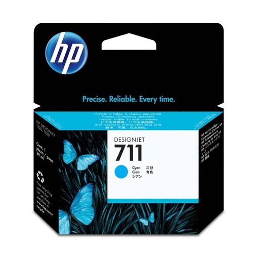 [CZ130A] CARTUCHO HP MOD 711, SERIES DESIGNJET T120, T520 COLOR CIAN CZ130A
