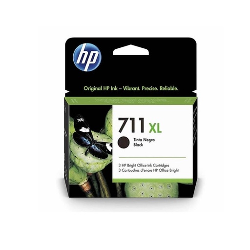 [CZ133A] CARTUCHO HP MOD 711, SERIES T120/ T520 NEGRO ALTO RENDIMIENTO CZ133A