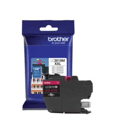 [LC3019M] CARTUCHO BROTHER MOD LC3019M, 1,500 PAGINAS, SERIES MFC-J5330DW/ MFC-J6530DW/ MFC-J6930DW, COLOR MAGENTA LC-3019M