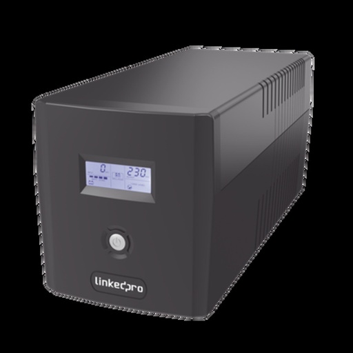 [LP1200LCD] UPS  LINKEDPRO BY EPCOM LP1200LCD 1200VA/720W PANTALLA LCD / LÍNEA INTERACTIVA 120VCA / 6 TOMAS 5-15R (4 RESPALDADAS) / REGULACIÓN DE VOLTAJE / PROTECCIÓN RJ45. LP1200LCD