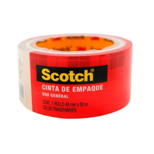 [MC500000872] CINTA EMPAQUE SCOTCH 3M 301T, COLOR TRANSPARENTE, MEDIDAS 48X50    750102312982