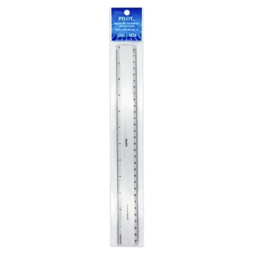 [P1700] REGLA PILOT R30, METALICA DE ALUMINIO DE 30 CM P1700