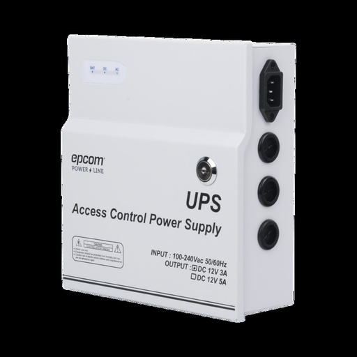 [PL12DC3ABK] FUENTE DE PODER EPCOM PL12DC3ABK PROFESIONAL DE 1 SALIDA DE 11-15 VCC / 3 AMPER / TEMPORIZADOR INTEGRADO / SOPORTA BATERÍA DE RESPALDO (NO INCLUIDA) / VOLTAJE DE ENTRADA: 96 - 264 VCA.PL12DC3ABK