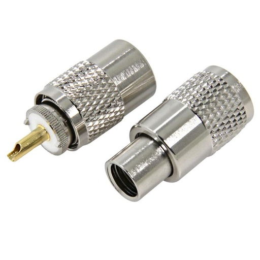 [RFU-507] CONECTOR UHF MACHO (PL-259) DE ANILLO PLEGLABLE PARA RG-8, BELDEN 8237, RG-213/U 8267 RFU-507