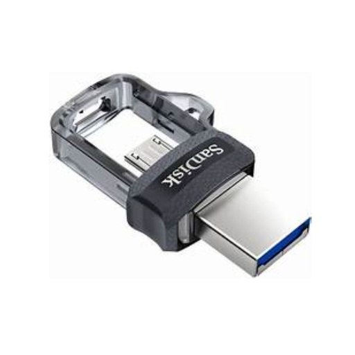 [SDDD3-064G-G46] MEMORIA USB SANDISK ULTRA DUAL DRIVE M3.0 64 GB COLOR NEGRO   SDDD3-064G-G46