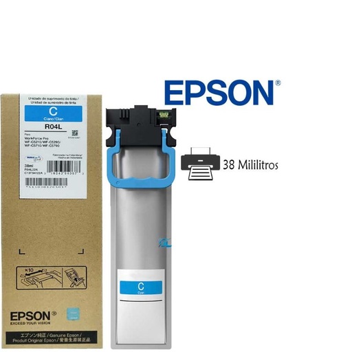 [T941220-AL] BOLSA DE TINTA EPSON MOD WF-C5290/WF-C5790, CYAN T941220-AL