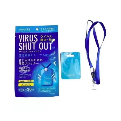 [VIRUSSO] TARJETAS SANITIZANTES VIRUS SHUT OUT CONTIENE DIOXINA DE CLORO