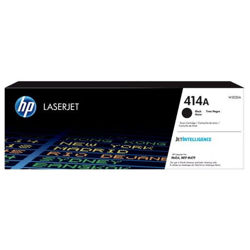 [W2020A] TONER HP MOD 414A, NEGRO ORIGINAL LASERJET W2020A