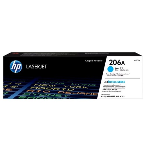 [W2111A] TONER HP MOD 206A, LASERJET COLOR CIAN W2111A