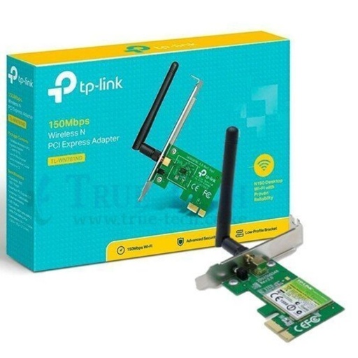 [TL-WN781ND] TARJETA DE RED PCI EXPRESS TP-LINK TL-WN781ND, VERDE, 150 Mbit/s    TL-WN781ND
