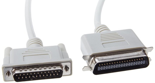 [303033] CABLE MANHATTAN MOD PARALELO DE 1,8 M, MACHO/MACHO, COLOR BLANCO 303033