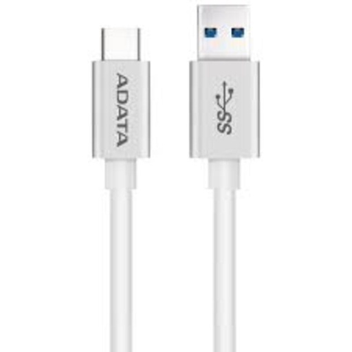 [ACA3AL-100CM-CSV] CABLE USB TIPO C ADATA ACA3AL-100CM-CSV, USB A, USB C, 1 M, COLOR BLANCO, ACA3AL-100CM-CSV