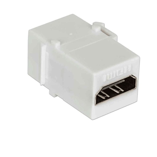 [771351] JACK INTELLINET MOD COPLE HDMI TIPO KEYSTONE HEMBRA A HEMBRA, COLOR BLANCO   771351