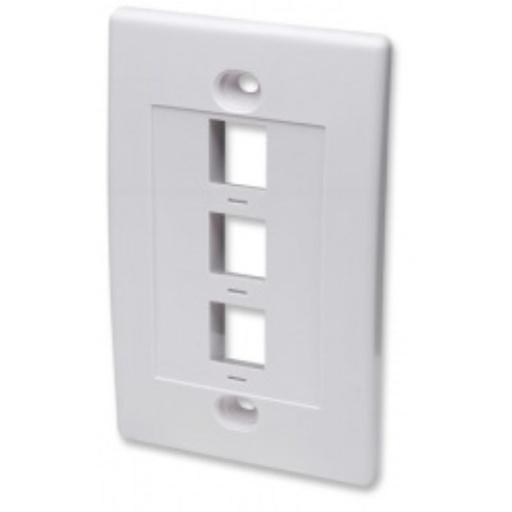 [163309] TAPA INTELLINET MOD FACEPLATE, 163309, 3 PERFORACION  163309