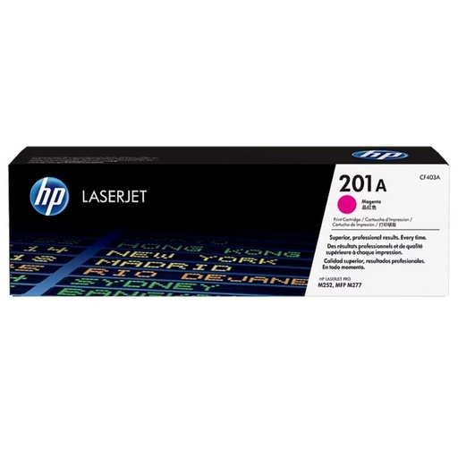 [CF403A] TONER HP 201A, SERIES LASERJET PRO M252/ M277 MFP, COLOR MAGENTA CF403A