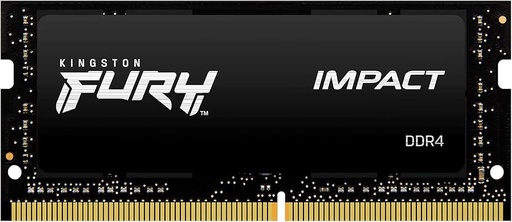 [KF432S20IB/8] MEMORIA RAM KINGSTON KF432S20IB/8 FURY IMPACT 8GB 3200MHZ DDR4 CL SODIMM COLOR NEGRO, KF432S20IB/8