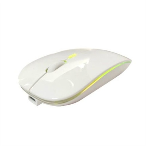 [NE-412B] MOUSE NEXTEP INALAMBRICO RECARGABLE DELGADO / SILENCIOSO RGB 1600 DPI COLOR BLANCO   NE-412B