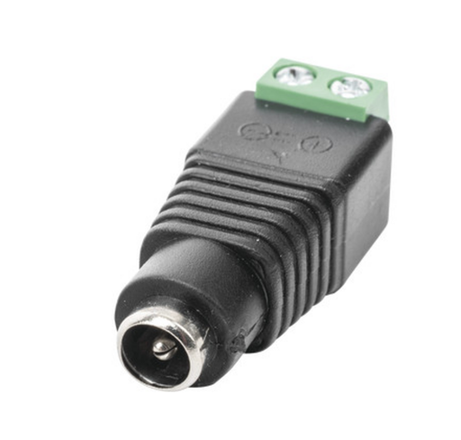 [JR-53] ADAPTADOR EPCOM JR-53 ADAPTADOR HEMBRA TIPO JACK DE 3.5 MM  POLARIZADO DE 12 VCC / TERMINALES TIPO TORNILLO / POLARIZADO (+/-) / IDEAL PARA CÁMARAS DE VIDEO VIGILANCIA. JR-53 