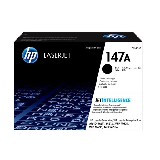 [W1470A] TONER HP 147A LASERJET 10.5K PÁGINAS COLOR NEGRO   W1470A