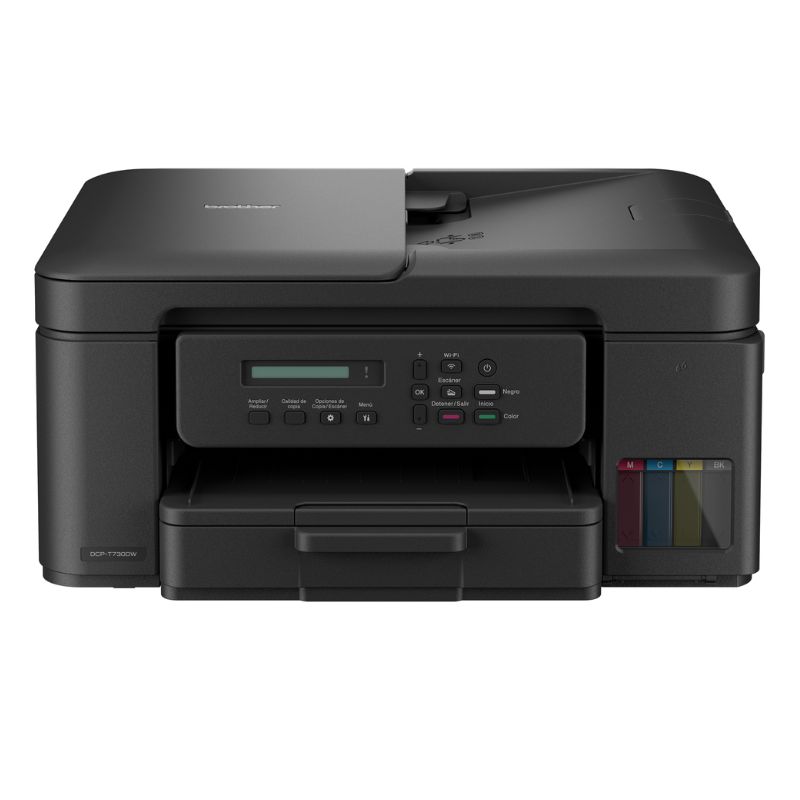 [DCPT730DW] MULTIFUNCIONAL TINTA CONTINUA BROTHER DCPT730DW, IMPRESIÓN DÚPLEX, 27 PPM NEGRO/23 PPM COLOR, USB 2.0, WIFI 2.4/5GHZ, CAMA PLANA COLOR TAMAÑO CARTA DCPT730DW