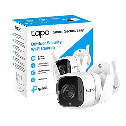 [C310] CAMARA IP TP-LINK TAPO C310 SMART WIFI CUBO IR PARA EXTERIORES INALAMBRICO/ALAMBRICO, 2304 X 1296 PIXELES, DIA/NOCHE, TAPO    C310